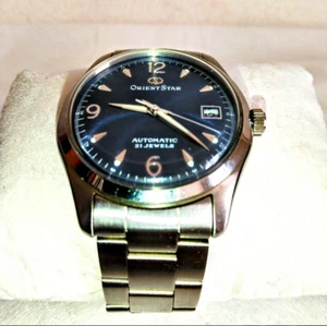 Orient Star 48747 Blue Dial Automatic Men's Watch Pre-owned ships from Japan - Picture 1 of 8