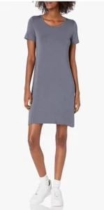 Women's Jersey Standard Fit Short-Sleeve Scoop neck T-Shirt Dress Size Small! - Picture 1 of 5