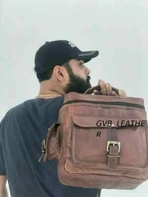 Подлинный винтажный ноутбук сумка камеры сумка кожаный Messenger через плечо портфель - Изображение 1 из 4