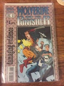 Wolverine and the Punisher Damaging Evidence #1 1993 NM Free Bag And Board - Picture 1 of 4