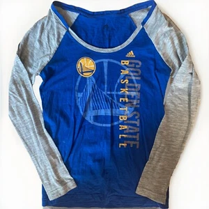 Camiseta Adidas Mujer Golden State Manga Larga Grande - Imagen 1 de 3