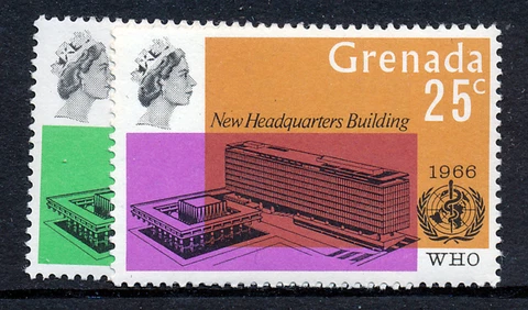 GRENADA 1966 W.H.O. SG248/249  MNH Cover
