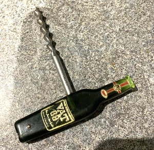 VAT 69 Whisky Vintage Corkscrew Black Plastic Resin Advertising Drinks vintage - Picture 1 of 5