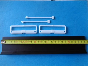 Briefkastenklappe Klauke dunkelbronze 250 x 54 mm incl. Halter - Bild 1 von 2