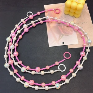 Anti-lost Mobile Phone Lanyard Cell Phone Lanyard  Beaded Lanyard Accessories - Photo 1 sur 11