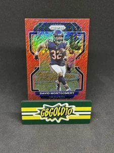 2021 Panini Prizm - David Montgomery #160 Red Shimmer Prizm /35 - Picture 1 of 2