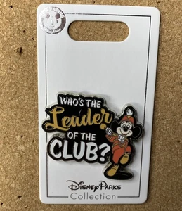 2018 Disney Pin Band Leader Mickey Mouse Marsch Wer ist der Anführer des Clubs? - Bild 1 von 2