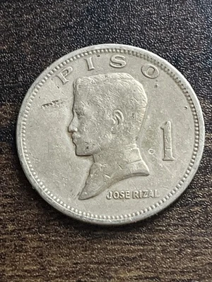1972 Philippines 1 One Piso Jose Rizal Beautiful Actual Coin TB8318* - Image 1 of 2