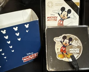 1 oz Pamp Mmtc Disney Mickey Mouse Colorized Silver Coin (Capsule, Box, Coa) - Picture 1 of 24