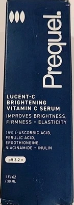 New Prequel Lucent-C Brightening Vitamin C Serum L-Ascorbic Acid 1 Oz. (SH7) - Image 1 of 3
