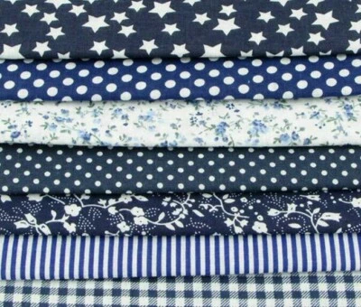 Surtido de cuadrados para pasteles de 10" capas: AZUL Calico 40+ piezas EE. UU. NUEVO EN PAQUETE Foto 1 de 4