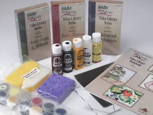 Folk Art/Donna Dewberry Painting Bundle - Picture 1 of 4