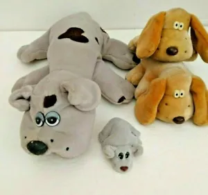 LOT 4 POUND PUPPIES 1984 irwin toy 12.5 inches Kennel Twins MINI - Picture 1 of 9