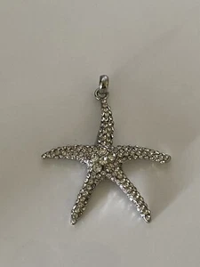 Anhänger Strass silberfarben Seestern - Bild 1 von 4