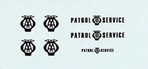 Minivan Dinky 274 | Servicio de patrulla AA | Transferencia de toboganes/calcomanía - Imagen 1 de 1