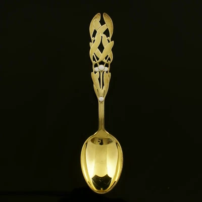 Danish Gilded Christmas Spoon, 1941 - A. Michelsen - Image 1 of 2