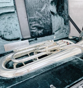Yamaha YEP-642S Bb-Euphonium Silver Neo Series YEP642 YEP642S 642 S Excellent JP - Picture 1 of 16