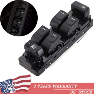 Interruptor maestro de ventana eléctrica LH para Hummer H3 2006-2010 2004-2012 Chevy Colorado Foto 1 de 4