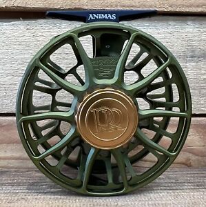 Ross Animas Fly Reel - 4/5 WT - Matte Olive - Made in USA