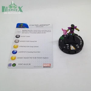 Heroclix Galactic Guardians set Lyja the Lazerfist #017 Uncommon figure w/card! - Picture 1 of 1