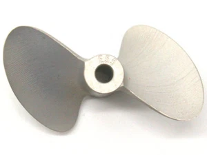 Rc Propeller CNC Machined Alloy Prop 5512 For 4.76mm 3/16" Shaft Rc Boat - Picture 1 of 3