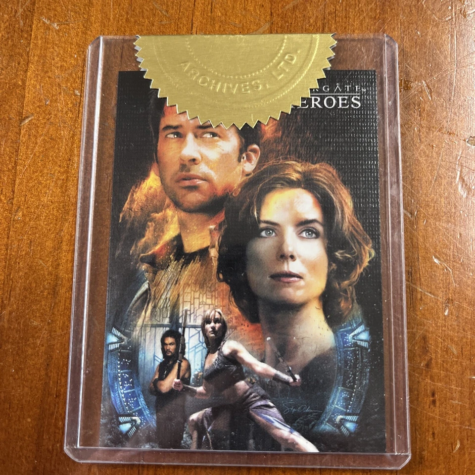 Stargate Heroes 2009 Case Topper ArtiFex Art Card CT2 Atlantis Cast 46/300 - Image 1 of 2