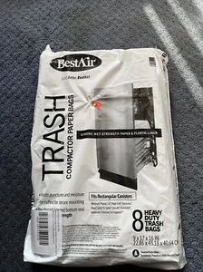 Best Air WMCK133508-3 8-Pack Of Paper Trash Compactor Bags - Quantity of 1 - Picture 1 of 2
