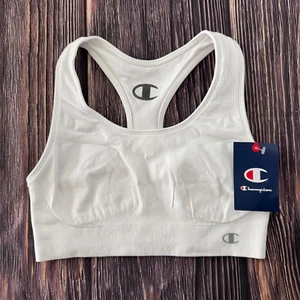 Champion Womens Large 2900 Double Dry Racerback Bra Solid White Moderate Support - Picture 1 of 8