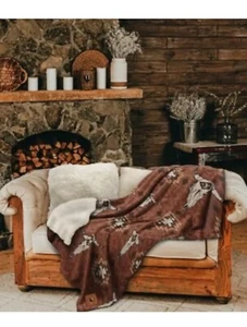 🎆NEU YELLOWSTONE SILK TOUCH 60 x 70 Oversized Kuscheldecke Sherpa Decke - Bild 1 von 4