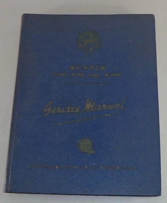 Manual de Taller Austin A 90/95/105 Serie B54 B55 B56 B57 BW6 Stand 7/1957 - Imagen 1 de 2