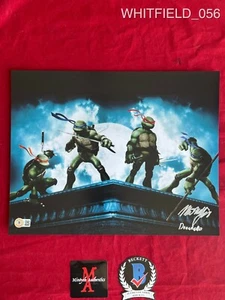 MITCHELL WHITFIELD AUTOGRAPHED SIGNED 11x14 PHOTO! TMNT! DONATELLO! BECKETT COA! - Picture 1 of 1