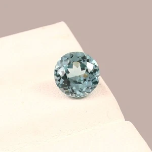 8x8 MM Natural Ceylon Fancy Light Green Spinel Round Cut Loose Gemstone - Picture 1 of 5