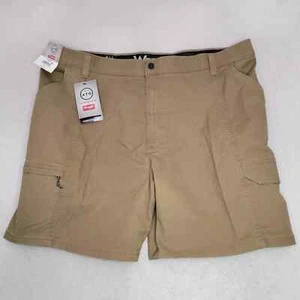 Wrangler ATG Cargo Shorts Mens 46W Brown Outdoors Hiking Stretch UV Utility NWT - Picture 1 of 12