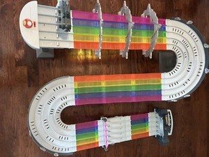 COMPLETE Hot Wheels Nintendo Mario Kart Rainbow Road Set + 9 CARS Vehicle Track - Picture 1 of 16