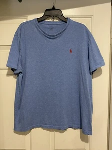 Polo Ralph Lauren T Shirt Men’s Large Blue Classic Fit B100 - Picture 1 of 6
