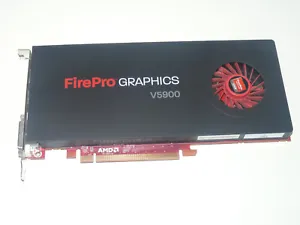 ATI FirePro V5900 2GB CAD prof Graphics Card, 512 Cuda, three screen output. - Picture 1 of 8