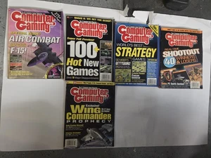 Computer Gaming World Magazine Lot 5 #156-160 1997 VTG PC News - Picture 1 of 3