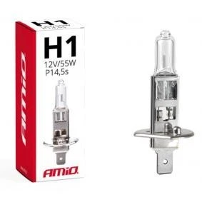AMiO Clear H1 Lampadina faro di profondità 55W P14,5s Abbagliante Alogeno 01484 - Immagine 1 di 4