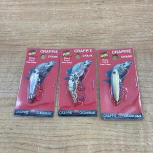 Arkie Crappie Crankbait Lot Of Three New - Picture 1 of 4