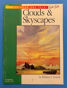 How To Draw & Paint Clouds & Skyscapes #HT206 by William Powell VTG Must Have - Picture 1 of 5