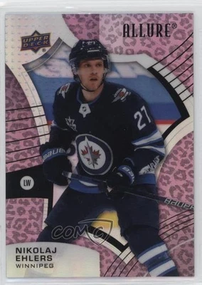 2021-22 Upper Deck Allure Pink Leopard Nikolaj Ehlers #91 - Image 1 of 2