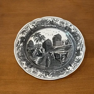 The Spode Archive Collection "Caramanian" Black 10.5" Plate England - Picture 1 of 5