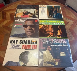 11 RAY CHARLES R&B SOUL JAZZ LPS LOT ~ All For 1 Price / 2 Are SEALED !! - Picture 1 of 3