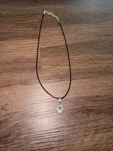 Protective evil eye Necklace Lucky Hamsa Hand - Picture 1 of 2