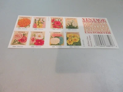 Como Nuevo NH Estados Unidos Scott #4763b Folleto Panel De 20 Paquetes De Semillas De Colección Foto 1 de 2