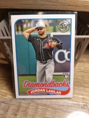 2024 Topps Update Series 1989 Anniversary #89US-40 Jordan Lawlar RC Rookie Card - Image 1 of 2