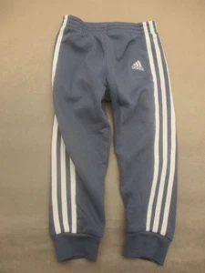 Adidas Talla 4T Niños Gris Pull On Logo Cónico Atlético Suave Cómodo Joggers 449 - Imagen 1 de 8