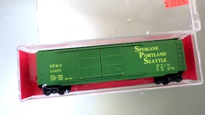 N-Scale THE FREIGHT YARD Premiere Edition SP&S 50' Boxcar MTL's in Box Looks New - Picture 1 of 5