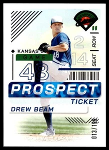 2024 Panini Prospect Edition DREW BEAM PROSPECT TICKET /199 #35 KANSAS CITY - Picture 1 of 2