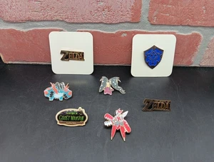 Lote de 7 prendedores de juego mixtos de Pokémon, Legend of Zelda, Luigis Mansion esmaltados  - Imagen 1 de 10